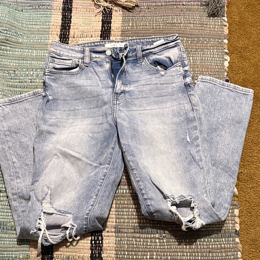 Distressed Light Blue Women's Jeans